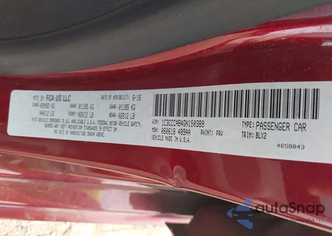 2016 Chrysler 200 Limited Platinum из США, поврежденный, VIN 1C3CCCAB4GN190389